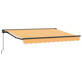vidaXL Toldo Retr&aacute;ctil Manual Arena 4,5 X 3,5 M Poli&eacute;ster Y Aluminio Vidaxl