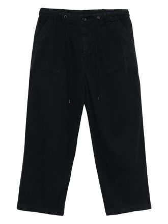 James Perse Broek met trekkoordtaille - Blauw