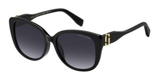 Marc Jacobs MARC 791/F/S Asian Fit 807/9O Womens Sunglasses Black Size 57