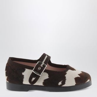 Victoria White Gong-Fu ballerinas with animal print