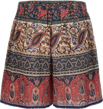 Valentino Garavani Mens Multicolor Cotton Bermuda Shorts