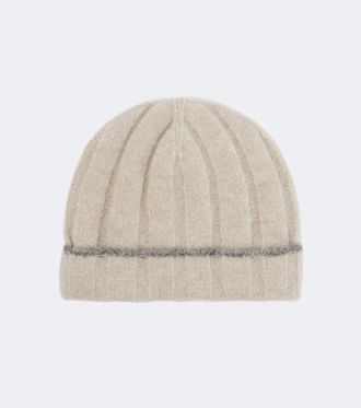 Brunello Cucinelli Alpaca, cashmere, and wool-blend beanie