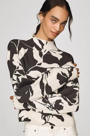 Maeve Carys Mock-Neck Sweater by Maeve