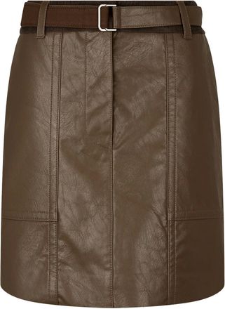 STUDIO TOMBOY Gonna con cintura - Marrone