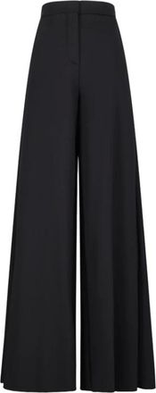 Max Mara Broeken, Dames, Zwart, 2Xs, Wide Broeken