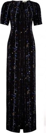 Beulah Jade Linear Floral Gown Size S