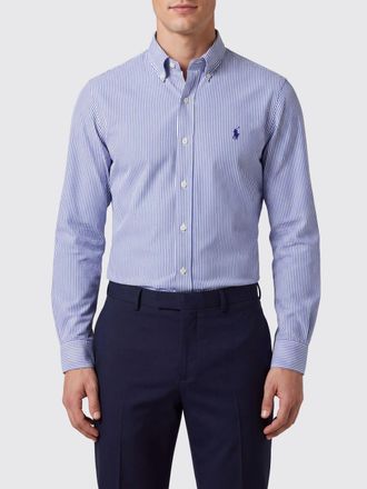 Polo Ralph Lauren Slim Fit Stretch Cotton Poplin Shirt with Button-Down Collar