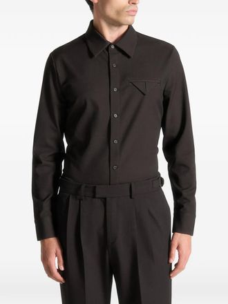 Mani&egrave;re De Voir Tom eiffel-plaque shirt - Brown