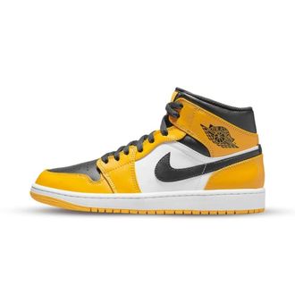 Nike Jordan 1 Mid Taxi - unisex - Sport - Veelkleurig - Maat: 44 EU Leer