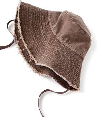 Cotton On Womens Body Canvas Bucket Hat in Chocolate at Nordstrom