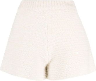 Alanui Bright Hues shorts - women - Cotton/Polyamide - S - Neutrals