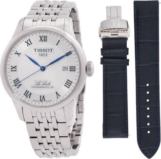 Tissot Le Locle Powermatic 80 20th Anniversary Silver Dial Mens Watch T0064071103303