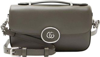 Gucci Green Calfskin Petite Gg Mini Shoulder Bag (Authentic Pre-Loved)