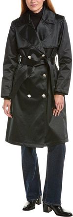 Via Spiga Double-Breasted Trench Coat