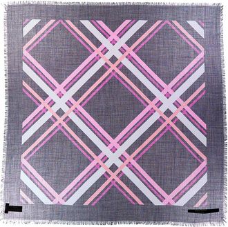 Kate Spade New York Kate Spade New York Acrobat Plaid Wool Square Scarf