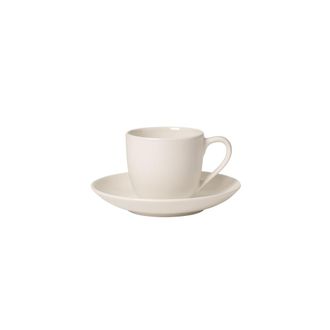 Villeroy & Boch For Me Espresso Cup & Saucer Set of 2 in White at Nordstrom