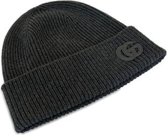 Gucci Ribbed Logo Beanie