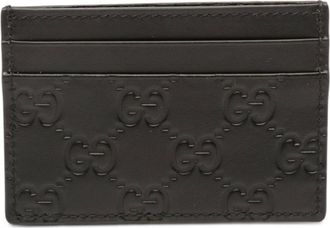 Gucci Pre-owned Wallets, female, Black, Size: ONE SIZE Pre-owned Card Case