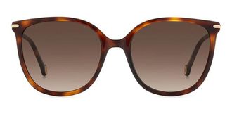 Carolina Herrera HER 0229/S WR9/HA Womens Sunglasses Tortoiseshell Size 55