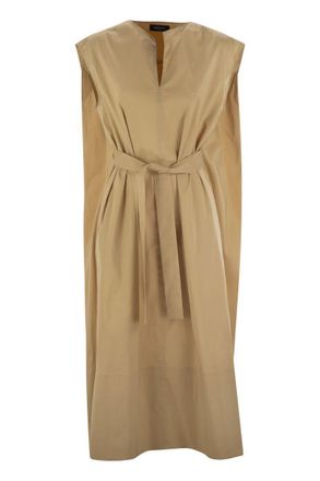 Fabiana Filippi Cotton-Blend Dress With Diamond Thread