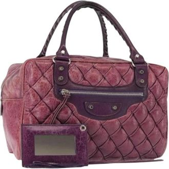 Balenciaga Pre-owned Handbags, female, Purple, Size: ONE SIZE Pre-owned Vintage Handbag