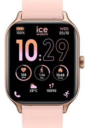 Ice Watch Womens 025278 Ladies Ice Fit 3 Smartwatch - Rose Gold Silicone - One Size