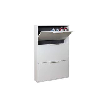 OEM Scarpiera 3 Ribalte Slim Cm. 65x15x105 H Bianco