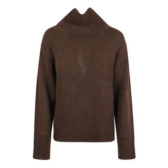 Ganni Donna, Maglie, Marrone, M, new