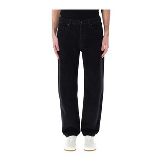 Saint Laurent Jeans, Heren, Blauw, W32, Katoen, Slim-Fit Straight Leg Jeans