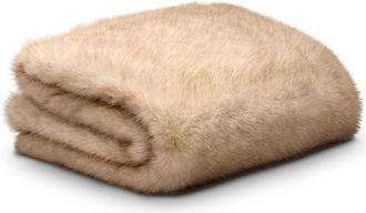 Nike Jordan Brooklyn Faux Fur Blanket in Brown | HV4571-104