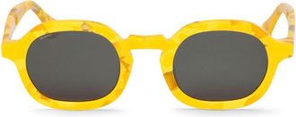 Mr.Boho Elpatio BMM8-11 Mens Sunglasses Yellow Size 47