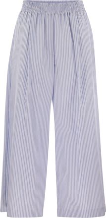 Max Mara Fleur Cotton Satin Trousers