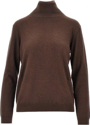 Weekend by Max Mara Silk and wool-blend knitted turtleneck Woman XS