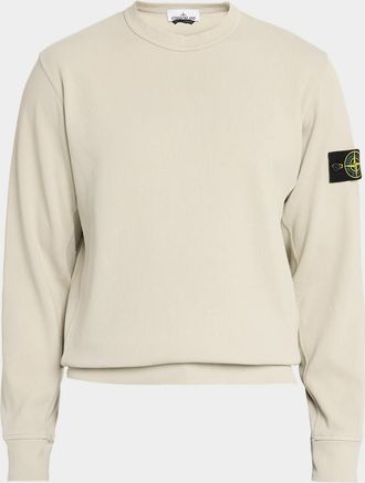 Stone Island Men & apos;s Cotton Micro-Rib Crewneck Sweater