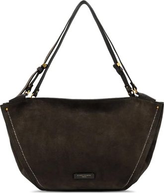 Gianni Chiarini Borsa a spalla in pelle scamosciata - Marrone