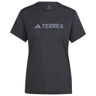 ADIDAS TERREX Multi Logo Tech T-Shirt Funktionsshirt f&uuml;r Damen | grau