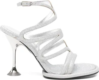 Sergio Rossi Womens Sandals Silver