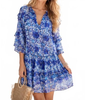 Debbie Katz Carlotta Dress In Blue