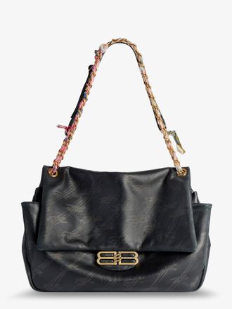 Balenciaga Borsa a tracolla Darling in pelle con logo BB frontale - BALENCIAGA - gender_Woman