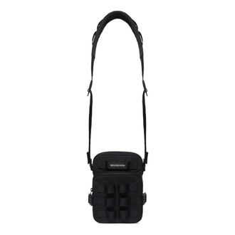 Balenciaga Army Crossbody Messenger Bag Black 7158522BKPI1000