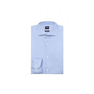 HUGO BOSS Heren, Overhemden, Blauw, Maat: 3XL