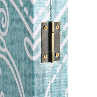 Berkfield Home Beautiful Folding Room Divider 120x170 cm Butterfly Blue