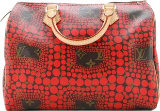 Louis Vuitton Speedy Handbag Limited Edition Kusama Town Monogram Canvas 30 satchel - Bruin