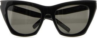 Saint Laurent Unisex Sl Acetate Cat-Eye Sunglasses Black