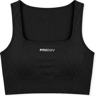 Freddy Top Sportivo Supporto Medio in Tessuto Seamless