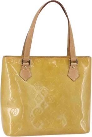 Louis Vuitton Pre-owned Tote Bag - Dames - Vintage Shopper - Beige - ONE Size - Leer - Vintage