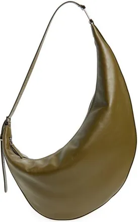 Marni Small Dot Leather Hobo Bag in 376 - Sage at Nordstrom