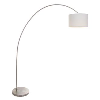 Steinhauer Mexlite - Lampada Da Terra - Solva - Acciaio - Metallo Tessuto
