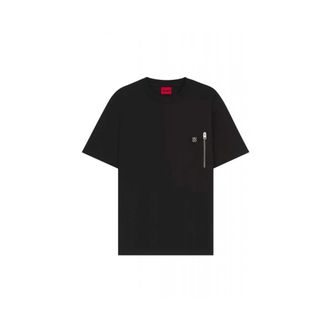 HUGO BOSS Hombre, Camisetas, Negro, Talla: XL