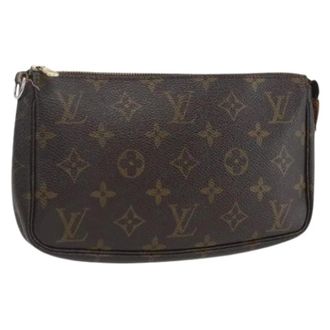 Louis Vuitton Pre-owned Clutches, female, Brown, Size: ONE SIZE Pre-owned Clutch